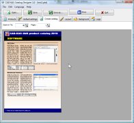 Een screenshot van Catalog Designer 1.0