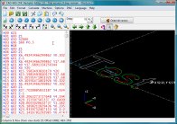 Le screenshot du logiciel CNC éditeur de parcours d’outil 1.0