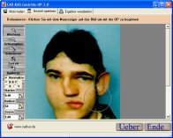 A screenshot of the program Face-OP 2.0 - funny effects for your photos