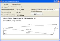 Screenshot von Grundstcksflche 1.0.