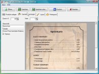 Screenshot von Speisekarten Drucker 1.0.